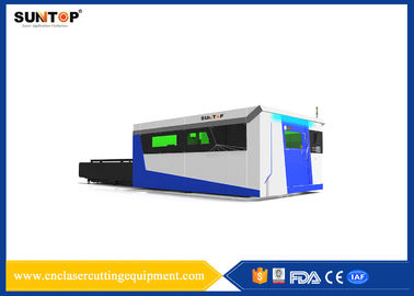 ประเทศจีน Sheet Metal Fiber Optic Laser Cutting System With Laser Power 1500W ผู้ผลิต
