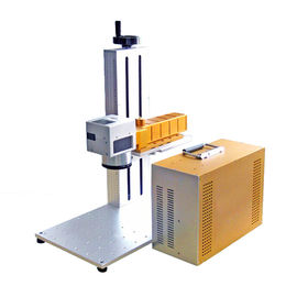 ประเทศจีน Plate and animal ear tag portable fiber laser marking machine CE ผู้ผลิต