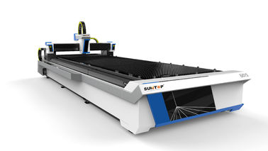 ประเทศจีน 2000W Fiber laser cutting machine with table effective cutting size 1500*6000mm ผู้ผลิต
