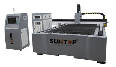 ประเทศจีน 500W CNC Industrial Laser Cutter For Steel and Alumnium , Adjusted Through Z axis ผู้ผลิต