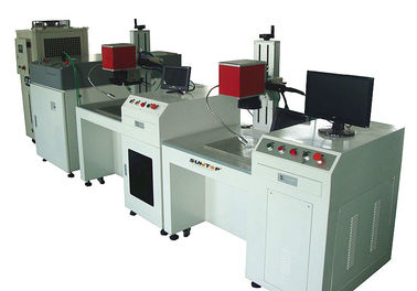 ประเทศจีน 300W Galvanometer Scanning Fiber Laser Welding Machine , High Efficiency Dot Welding ผู้ผลิต
