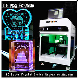 ประเทศจีน 3D Crystal Laser Inner Engraving Machine 2000HZ speed 120,000 dots / Minute ผู้ผลิต