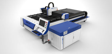 ประเทศจีน Stainless Steel Fiber Laser Cutting Machine with Double Drive , Laser Power 1200watt ผู้ผลิต